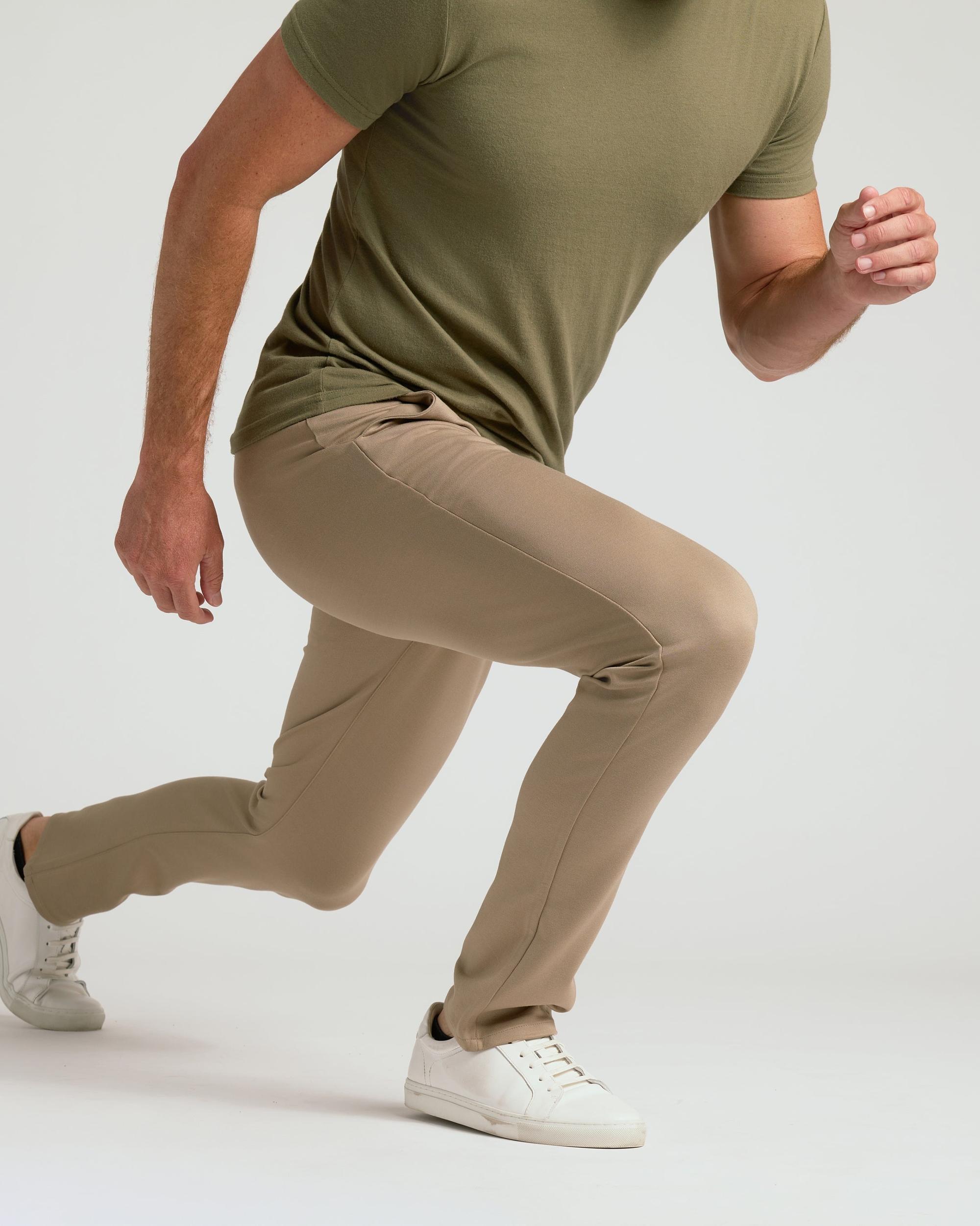 Khaki Slim Comfort Knit Chino Pant Product Image