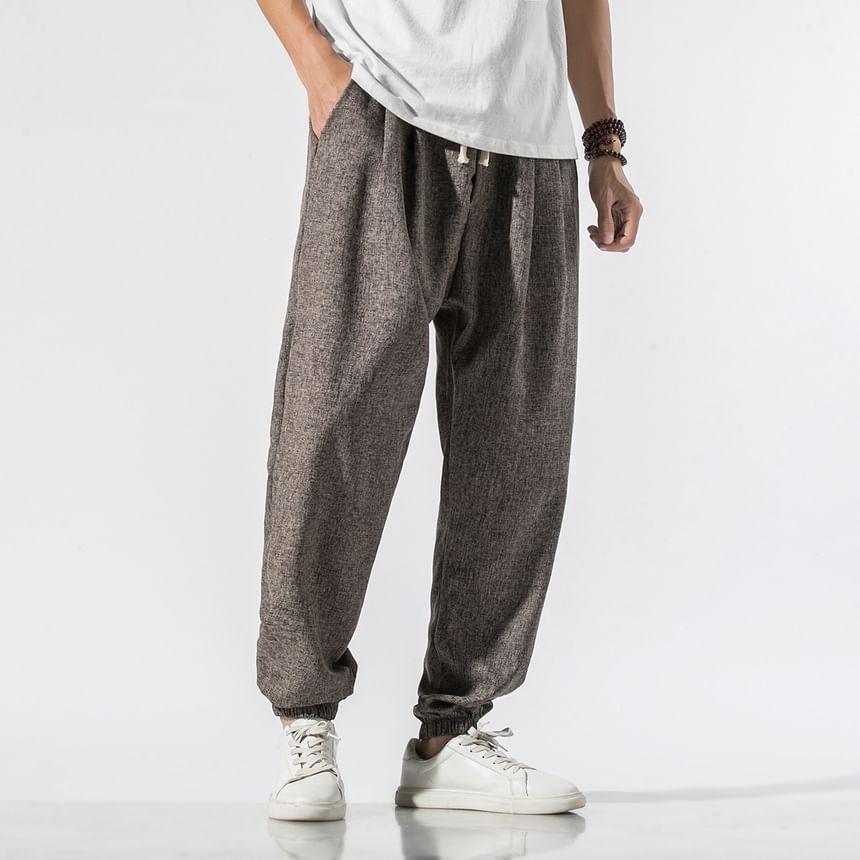 Mid Rise Plain Harem Pants Product Image