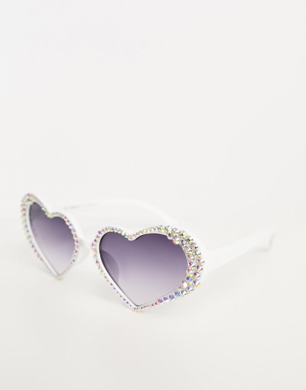 AJ Morgan heart sunglasses with diamante Product Image