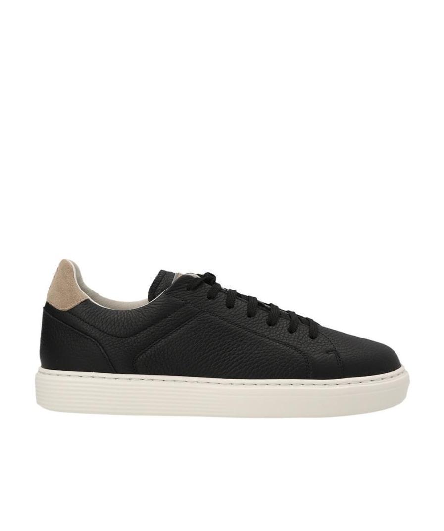 BRUNELLO CUCINELLI Low-top Sneakers In Black Product Image