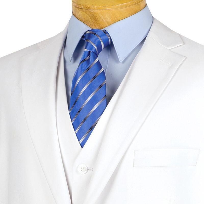 Morgan Collection - Regular Fit 3 Piece Suit 2 Button White Product Image