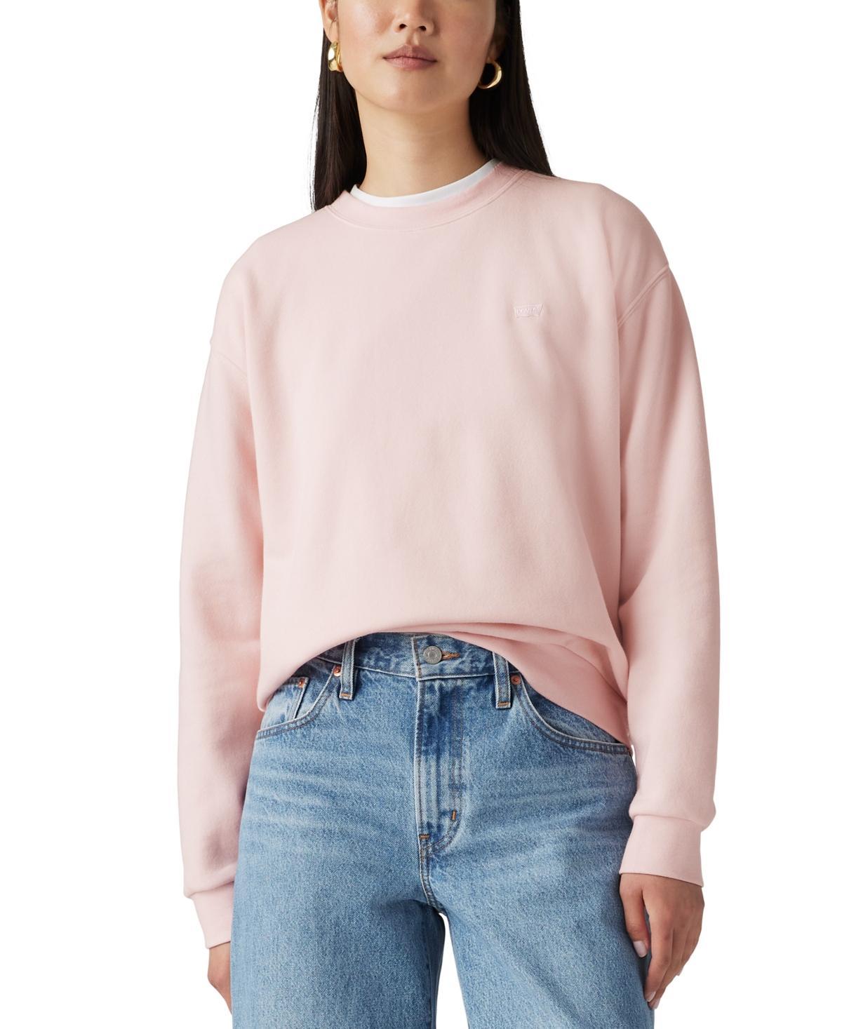 Levis Womens Everyday Crewneck Long-Sleeve Sweatshirt Product Image