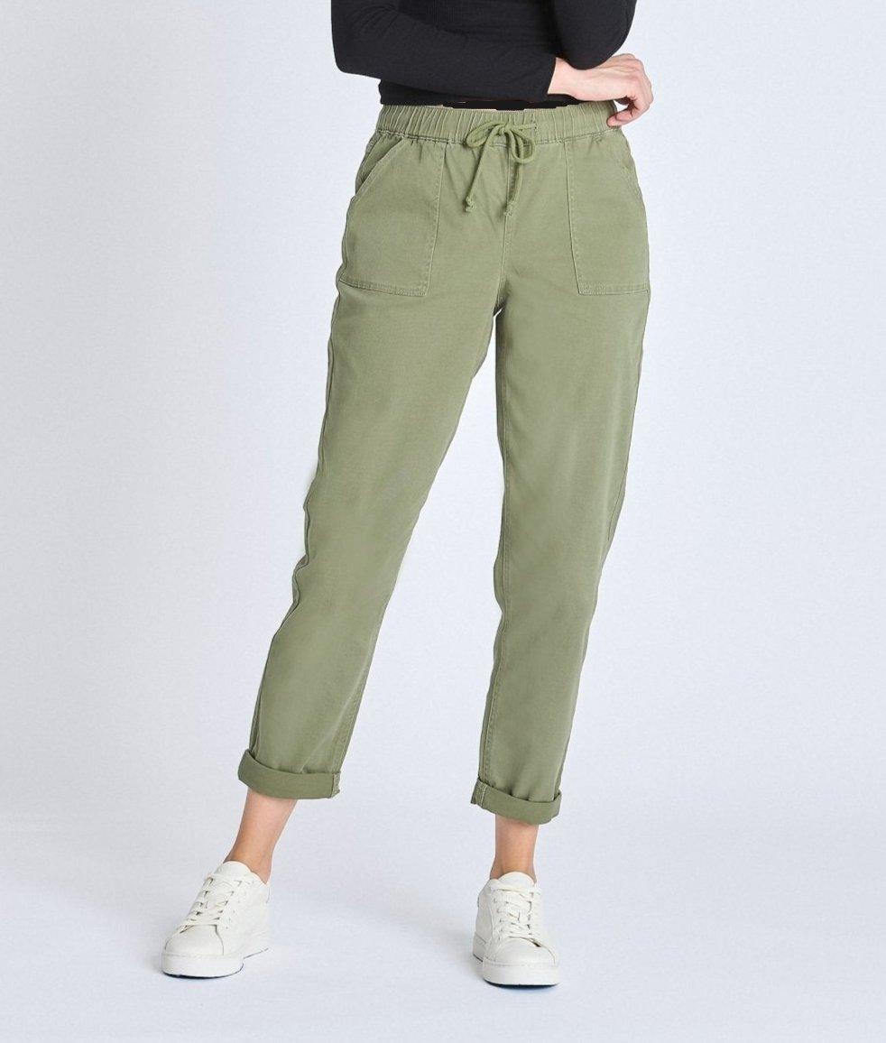 Westport Olive Weekender Twill Jogger - Plus Product Image