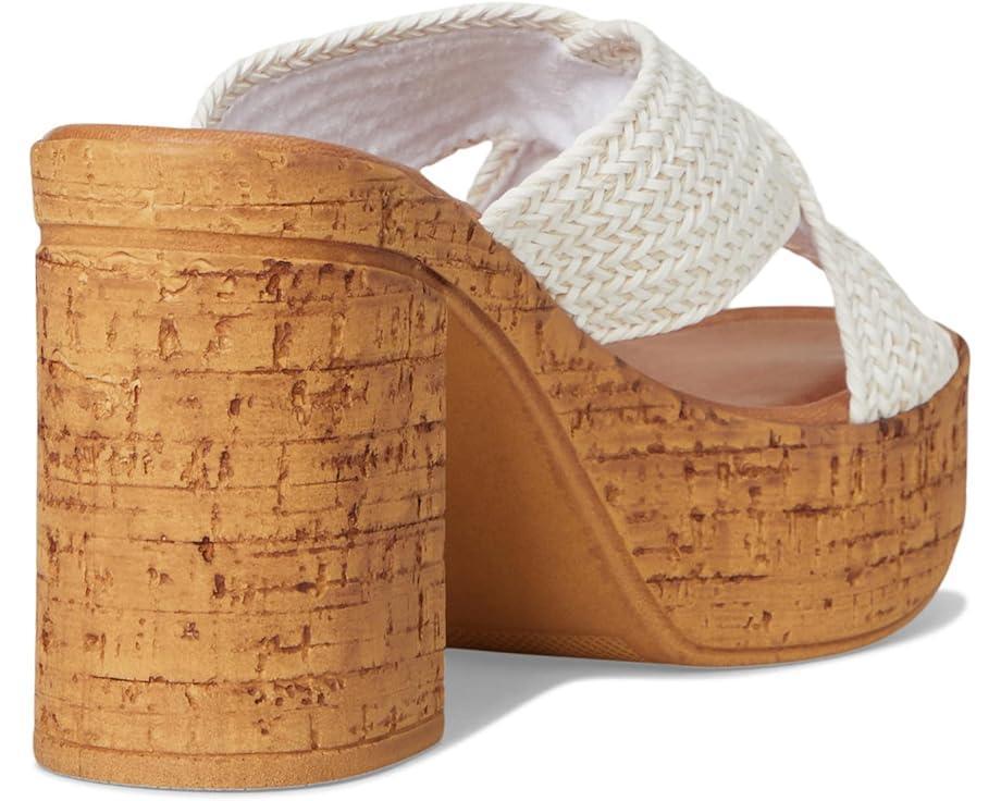 Adorned Metallic Raffia Slide Sandal Product Image