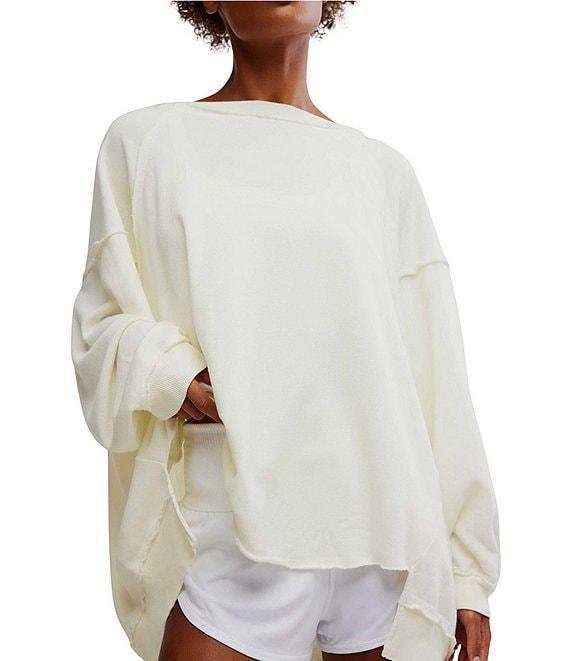 FP Movement One To Beat Boat Neck Long Sleeve Pullover Product Image