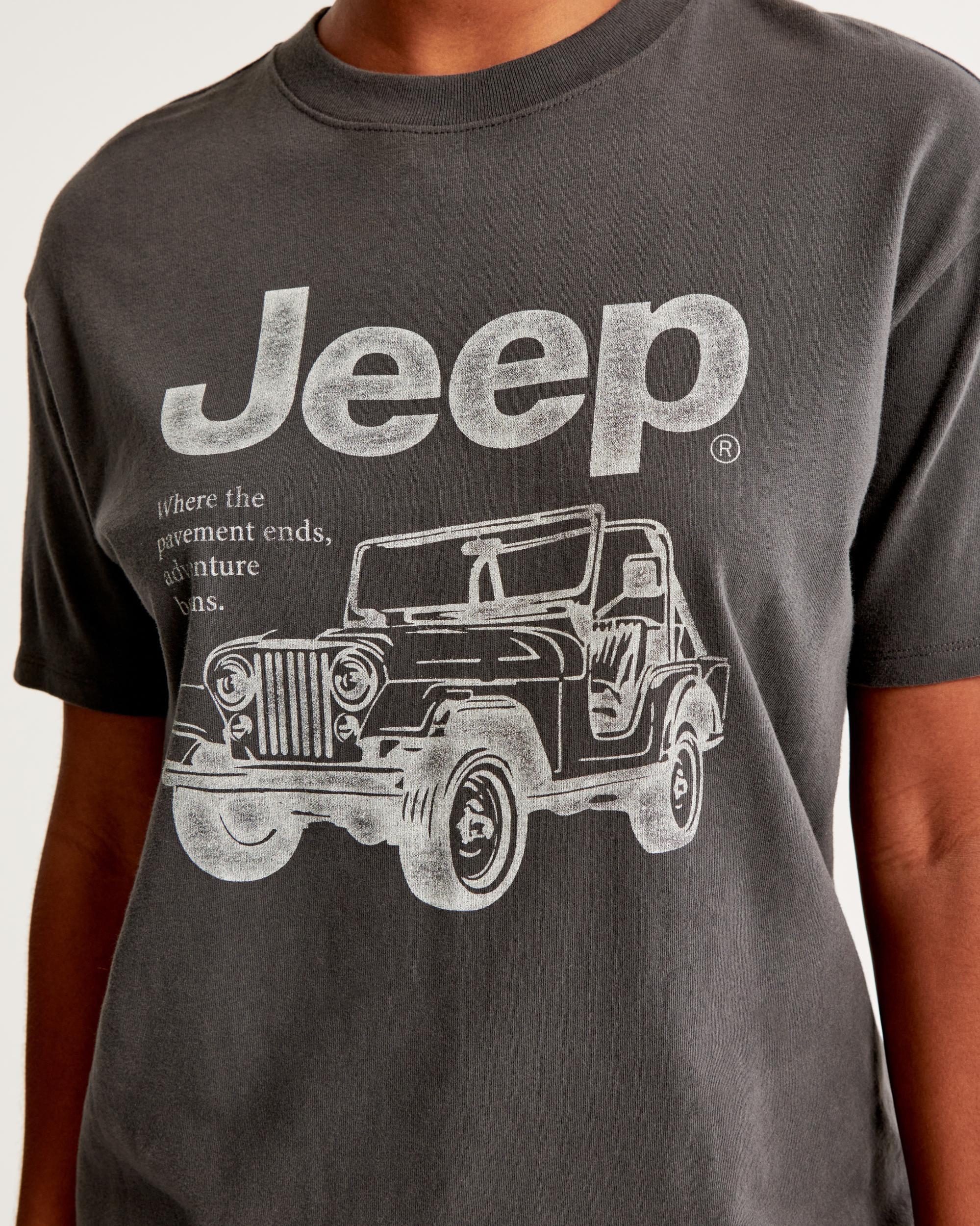 Oversized Jeep Graphic Tee Product Image