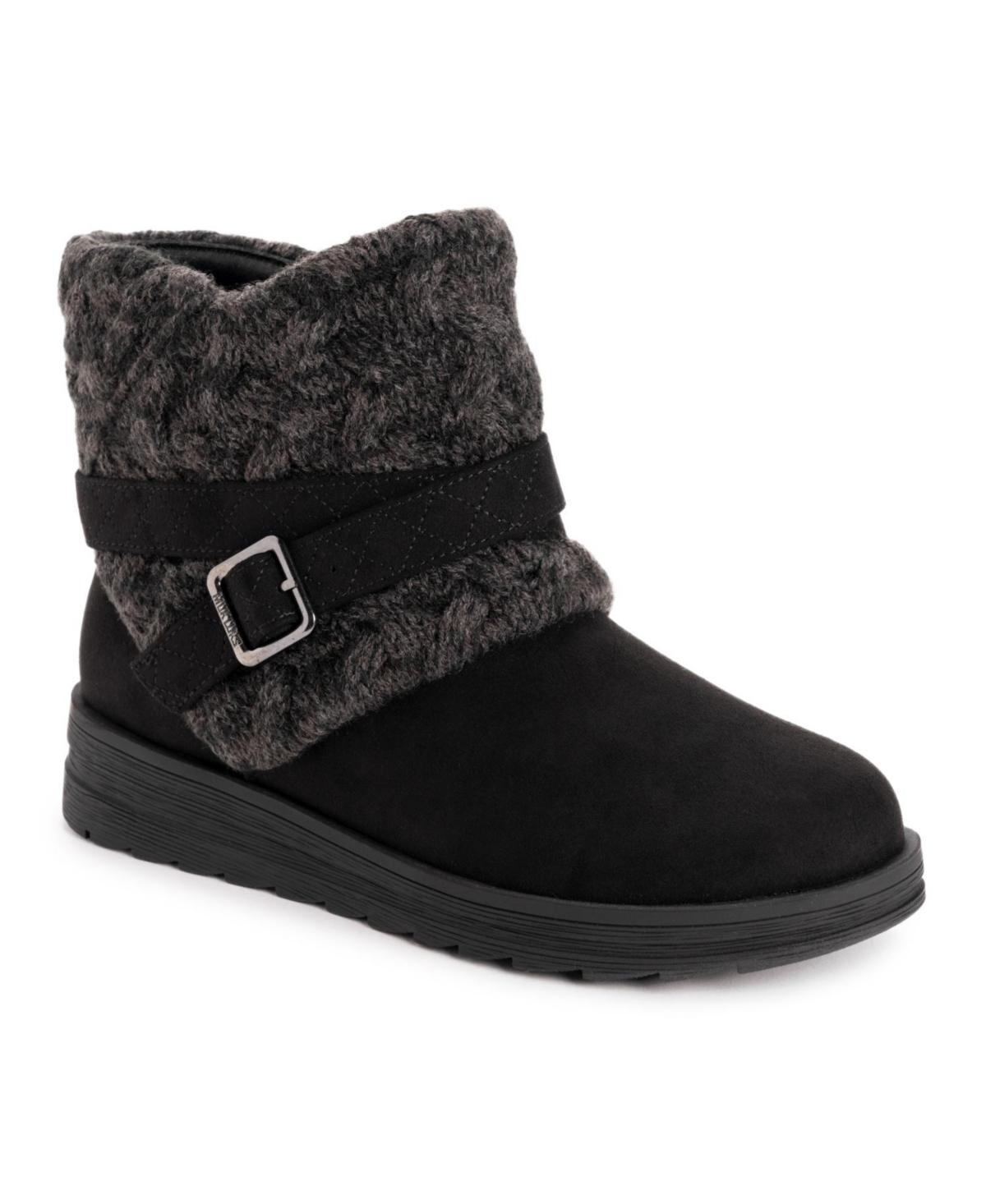 MUK LUKS Naomi Womens Ankle Boot Slippers Product Image