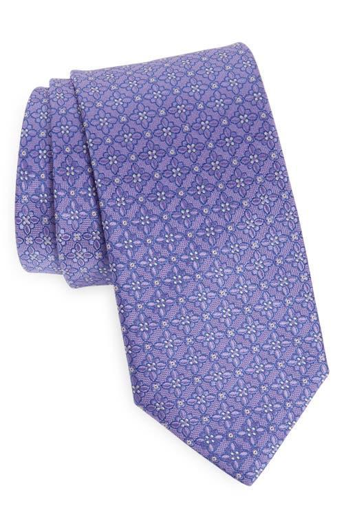 Mens Floral Silk Tie Product Image