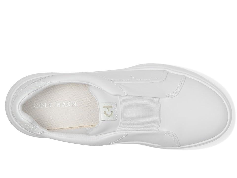 Cole Haan Womens Grandpro Demi Slip On Sneaker - White Size 11 Product Image