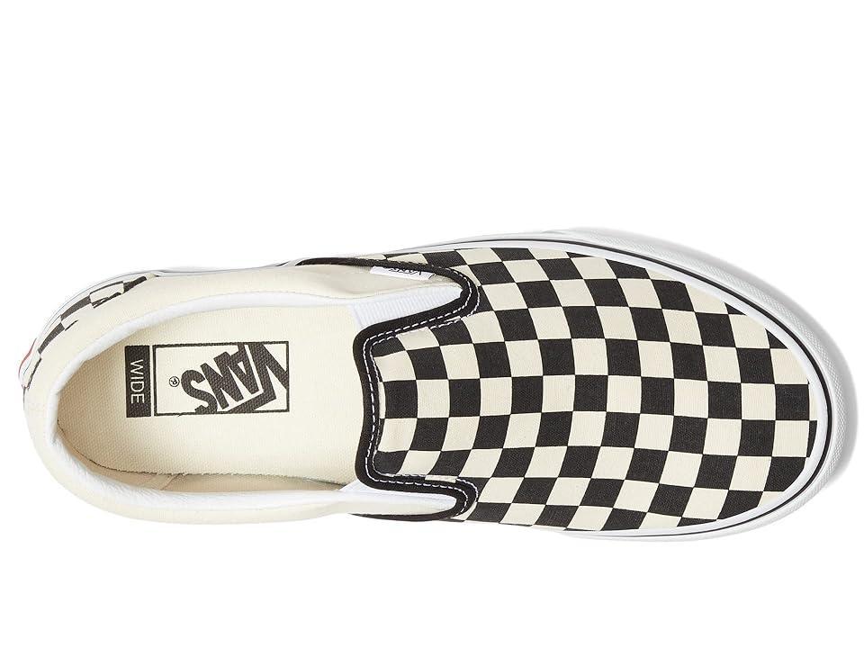 Vans Slip-On Checkerboard Skate Shoe White Product Image