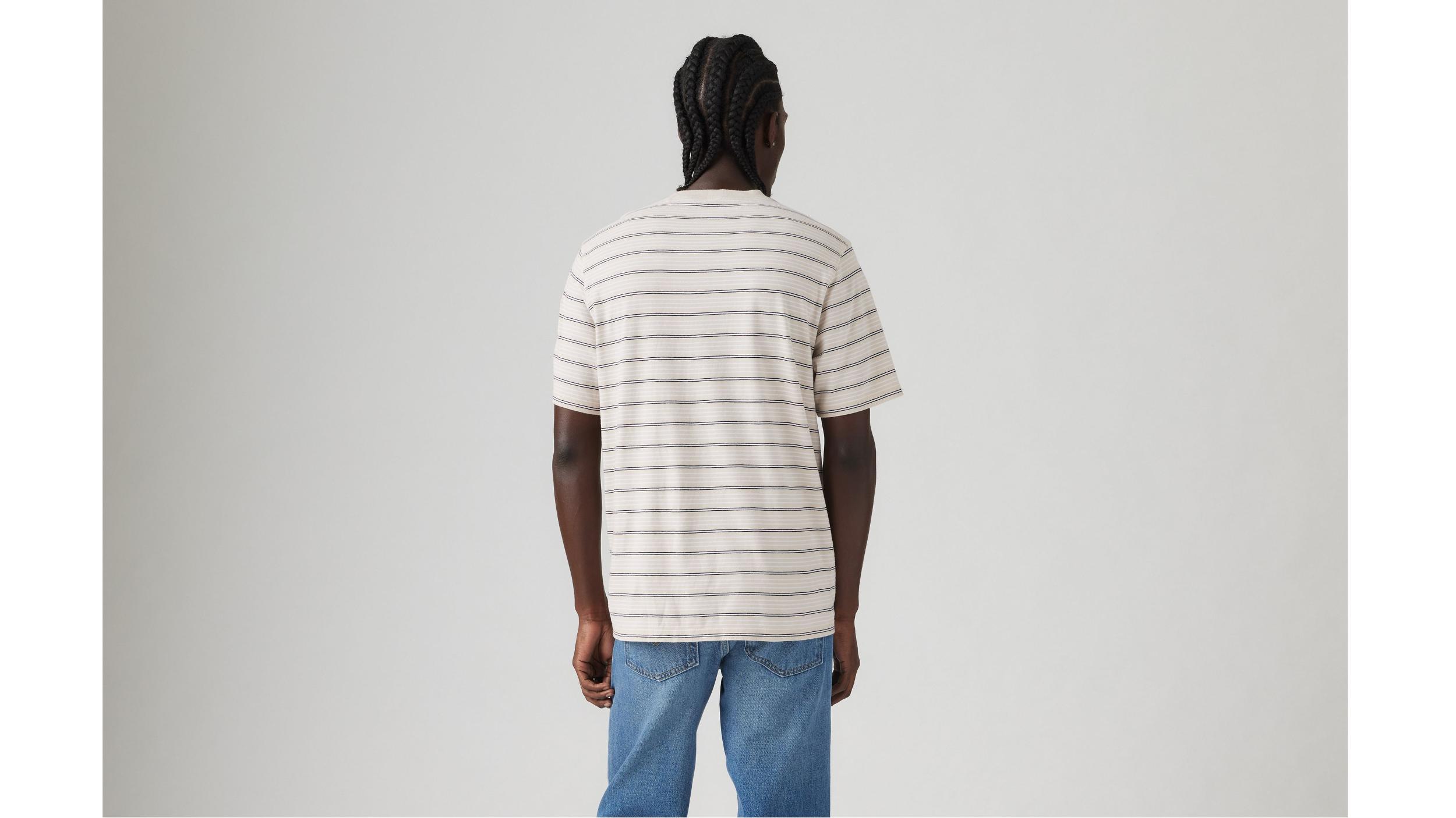 Short Sleeve Four Button Henley Product Image