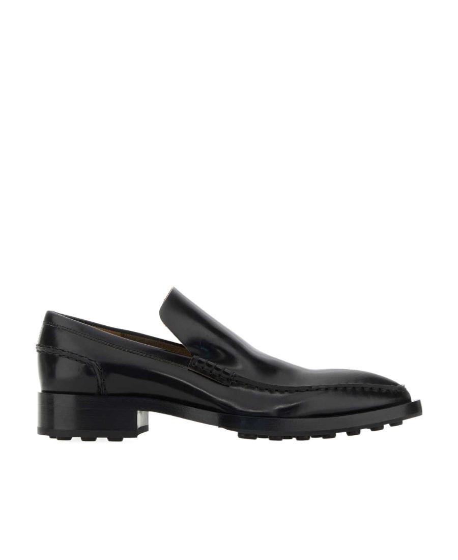 JIL SANDER Pointed-toe Leather Loafers In Black Product Image