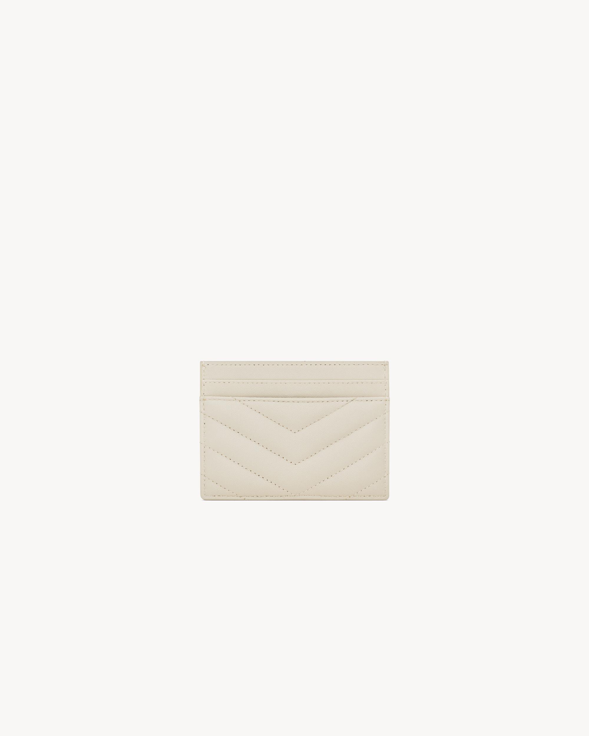 CASSANDRE MATELASSÉ card case in lambskin Product Image