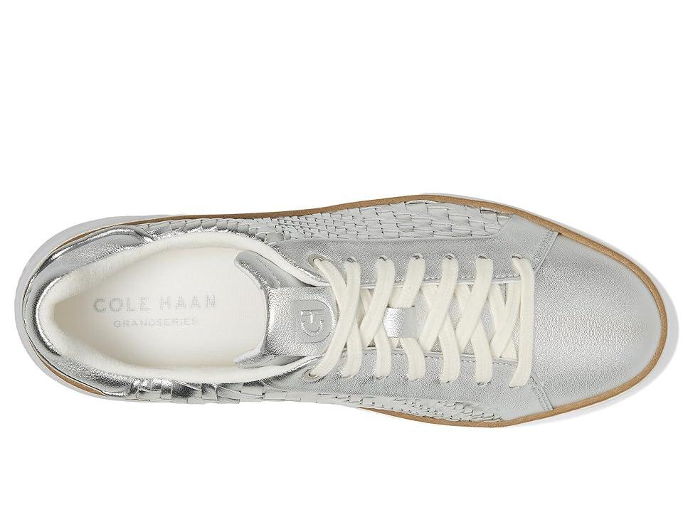 Cole Haan Womens GrandPr Topspin Sneakers - Silver Size 8 Product Image