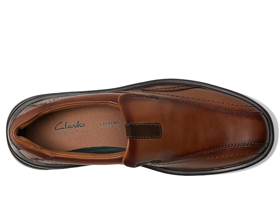 Clarks Gessler Step (Dark Tan Leather) Men's Shoes Product Image