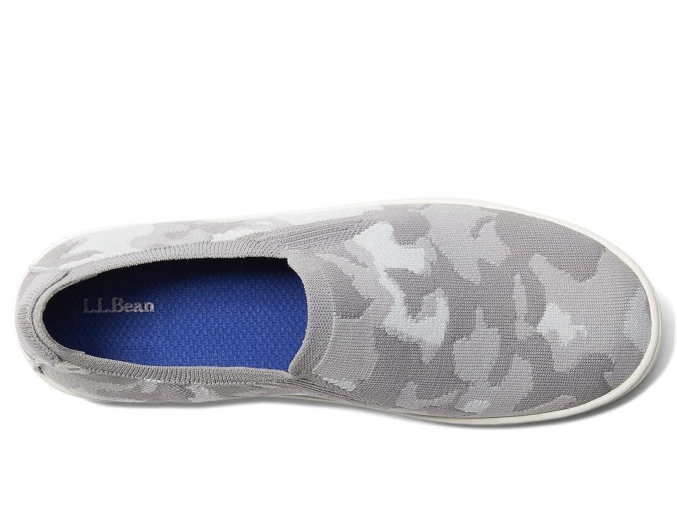 L.L.Bean Eco Bay Knit Sneaker Slip-On (Frost Camo) Women's Shoes Product Image