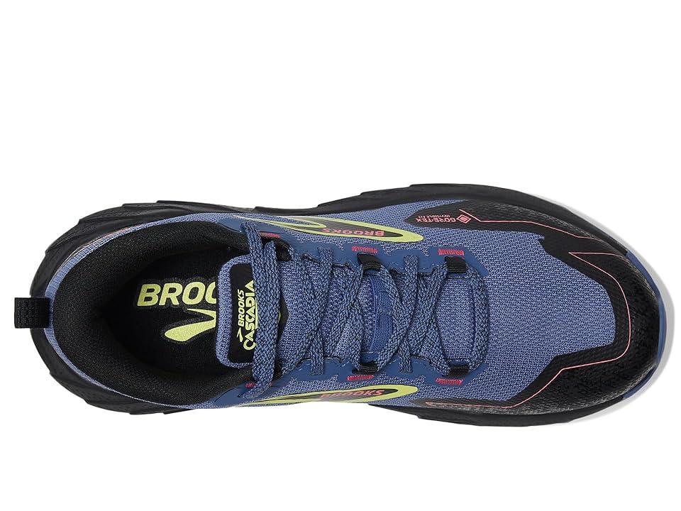 Brooks Cascadia 18 GTX (Grey /Black/Pink) Women's Running Shoes Product Image