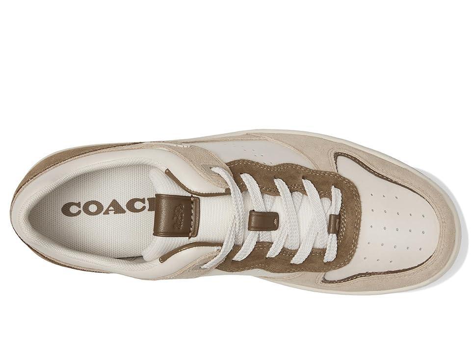 COACH C201 Suede (Chalk/Beechwood) Women's Shoes Product Image