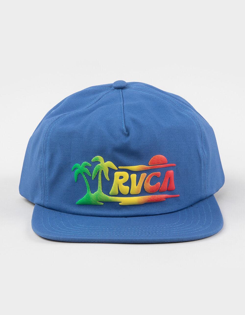 RVCA Vibrations Snapback Hat - BLUE Product Image