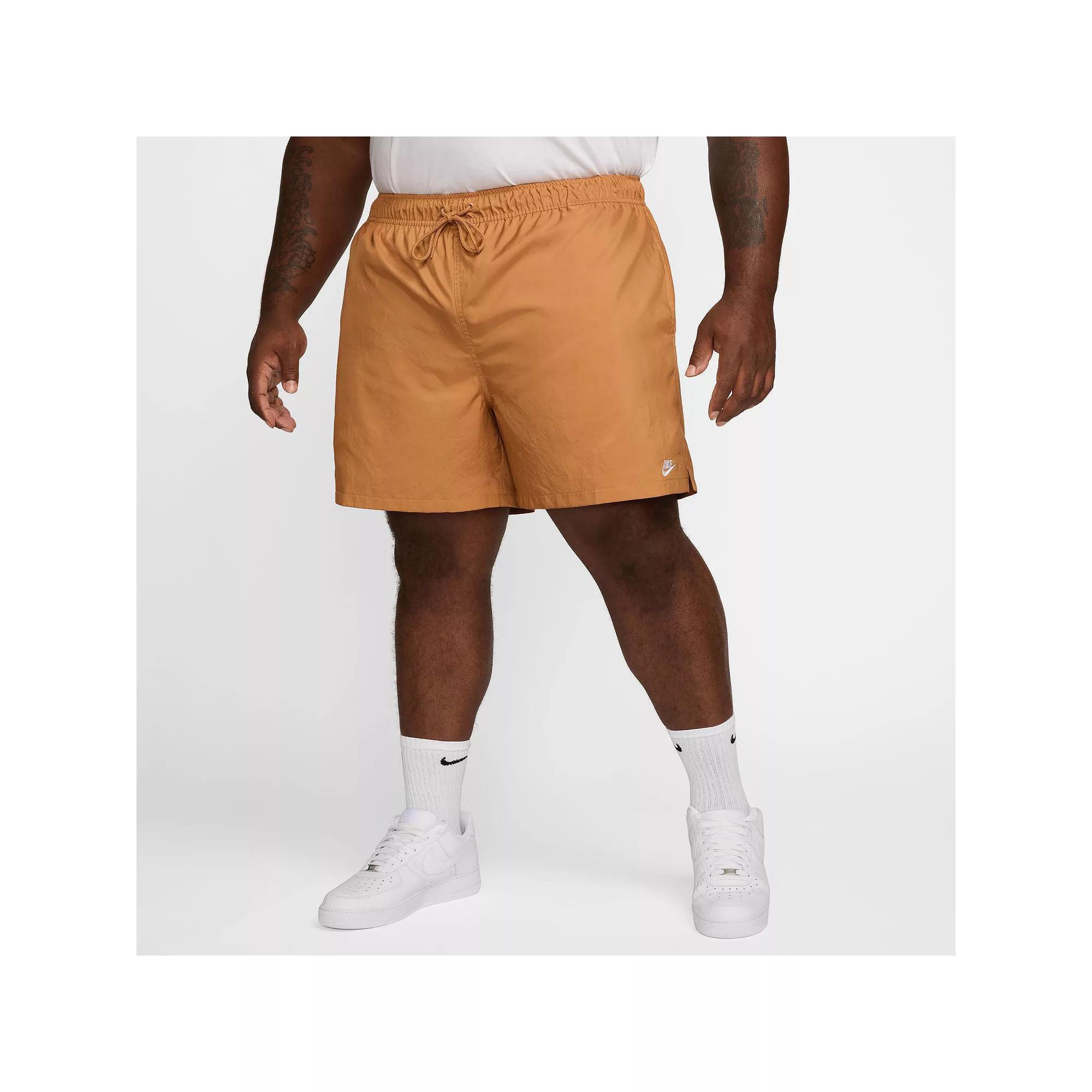 Nike Mens Nike Club Flow Shorts - Mens University Red/White Product Image