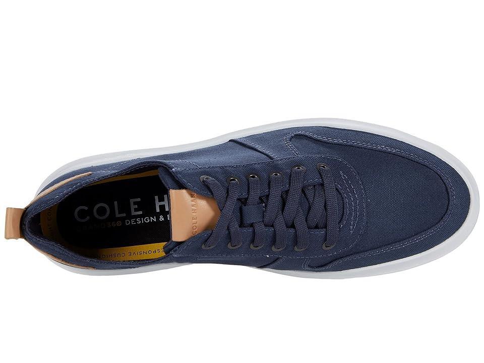 Cole Haan GrandPro Rally Canvas Court Sneaker (Vintage Indigo Canvas/Natural) Men's Shoes Product Image