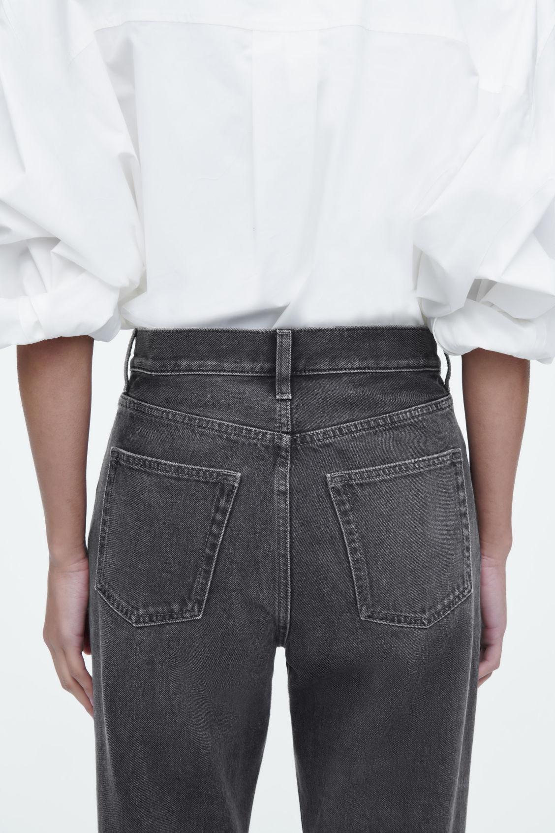 COLUMN STRAIGHT-LEG JEANS Product Image