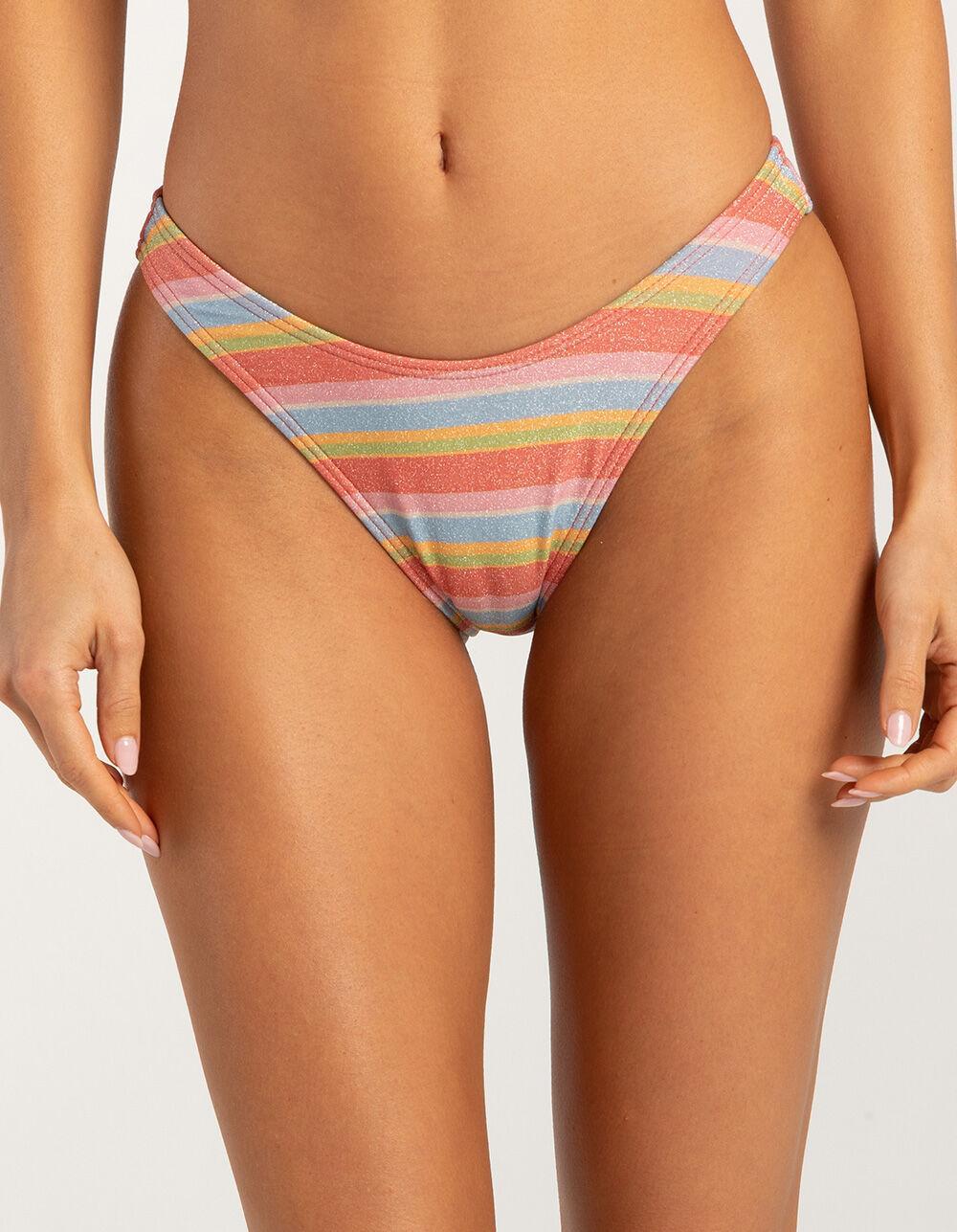 FULL TILT Cheekier High Leg Bikini Bottoms Product Image