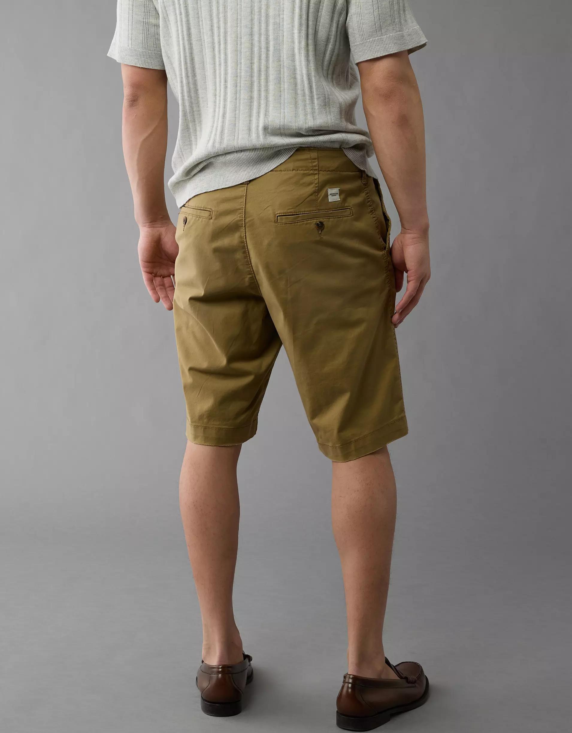 AE 12" Flex Longer Length Lived-In Khaki Short Product Image