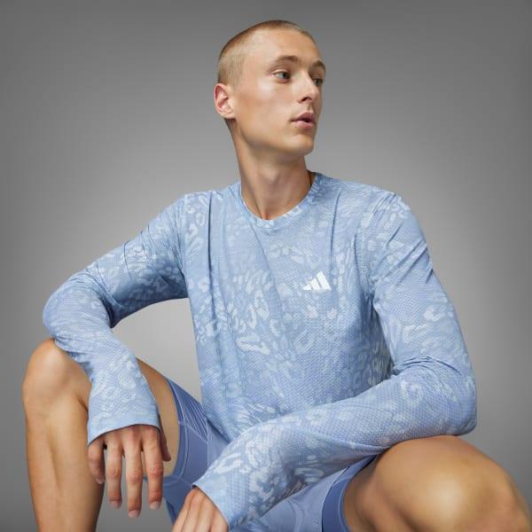 Own the Run CLIMACOOL 3-Stripes Long Sleeve Tee Product Image