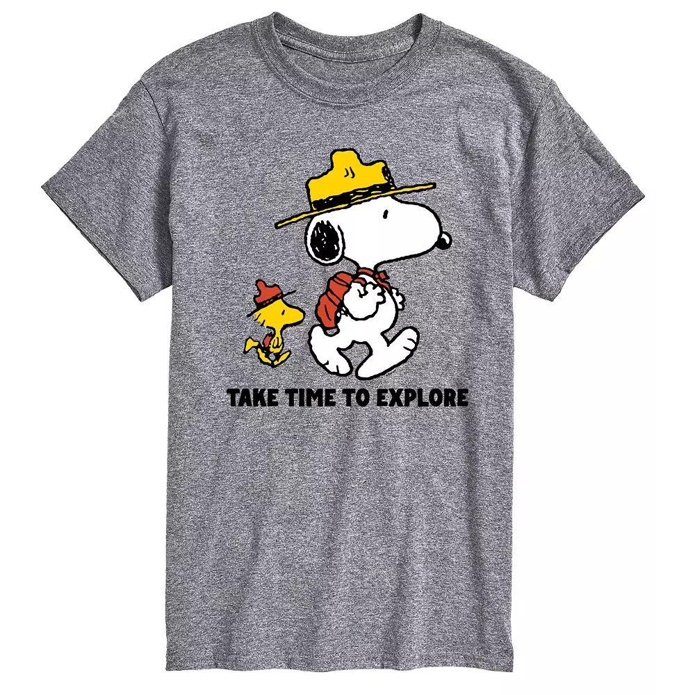 Big & Tall Peanuts Beagle Scouts Time To Explore Graphic Tee, Men's,  Product Image
