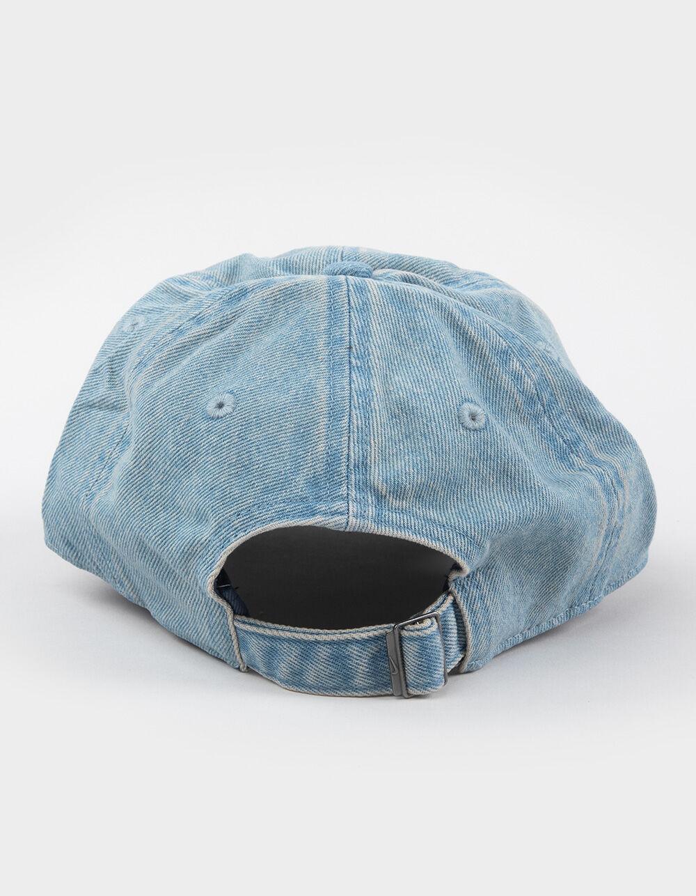 NIKE Club Denim Strapback Hat - BLUE Product Image