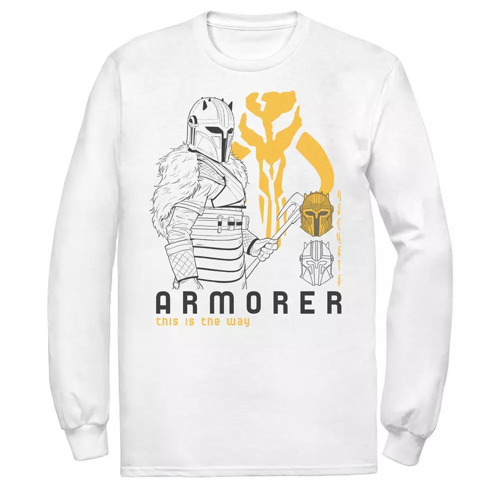 Men's Star Wars The Mandalorian Armorer Line Art Tee,  Product Image