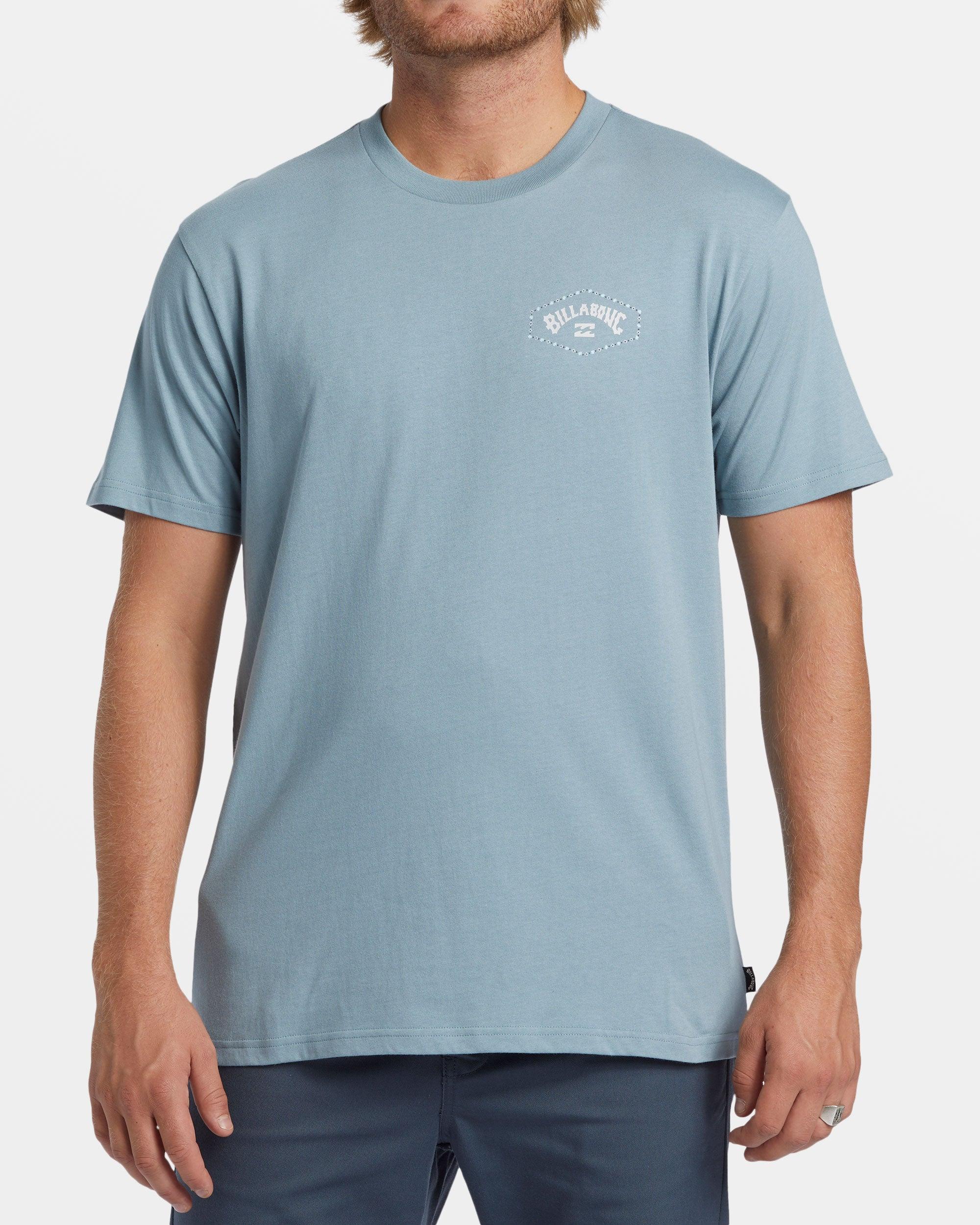 Exit Arch T-Shirt - Washed Blue Male Product Image