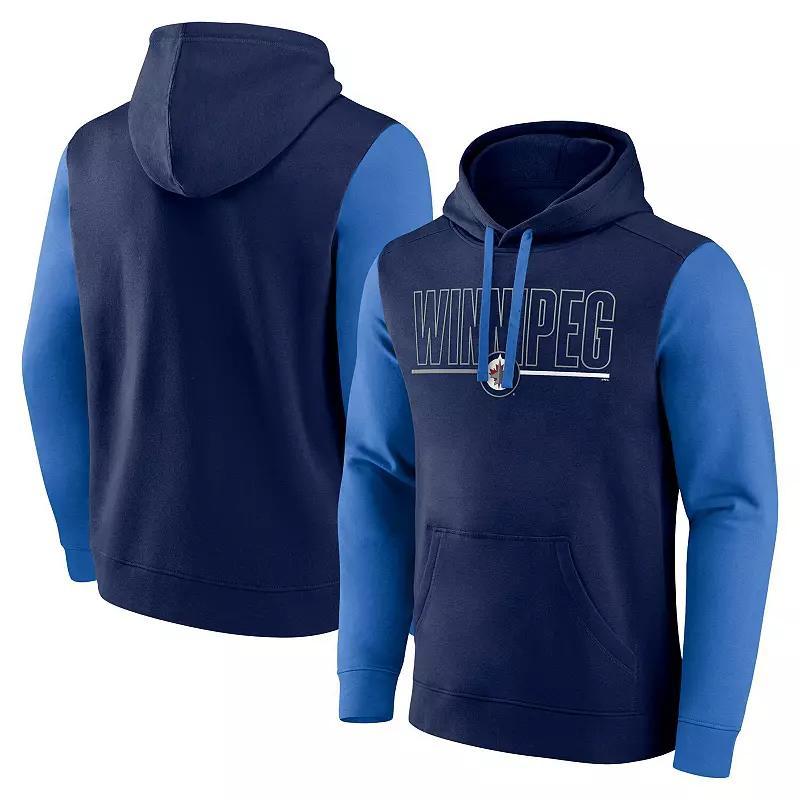 Men's Royal New York Islanders Deliver Fleece Pullover Hoodie, Size: Small, Isl Blue Product Image