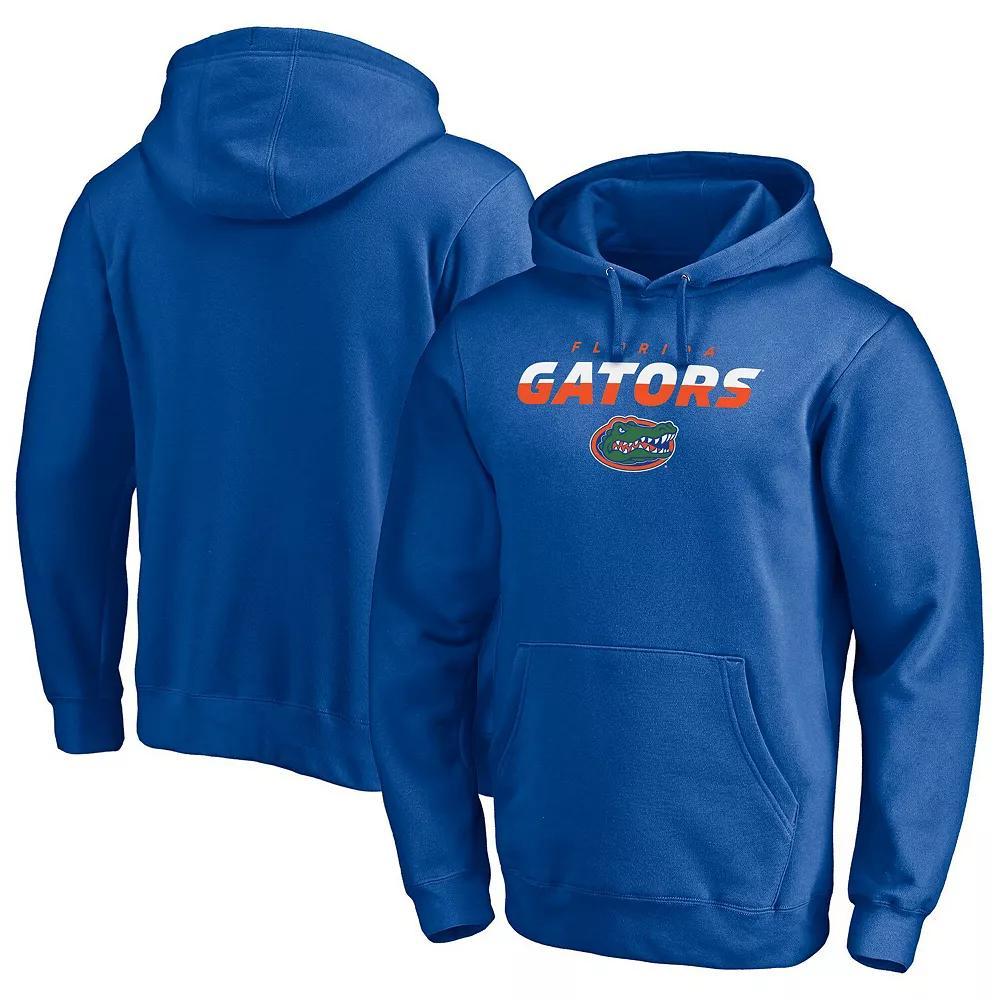 Men's Fanatics  Royal Florida Gators Block Party Elevate Play Fleece Pullover Hoodie, Size: 2XL, Blue Product Image