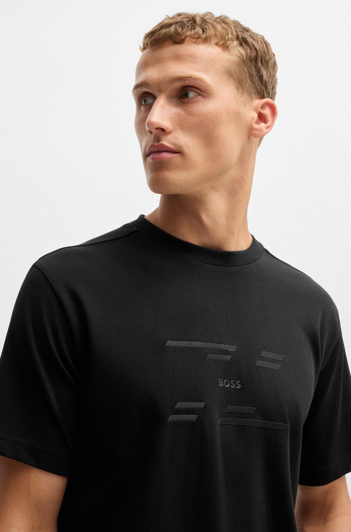 Cotton-jersey relaxed-fit T-shirt with seasonal artwork Product Image