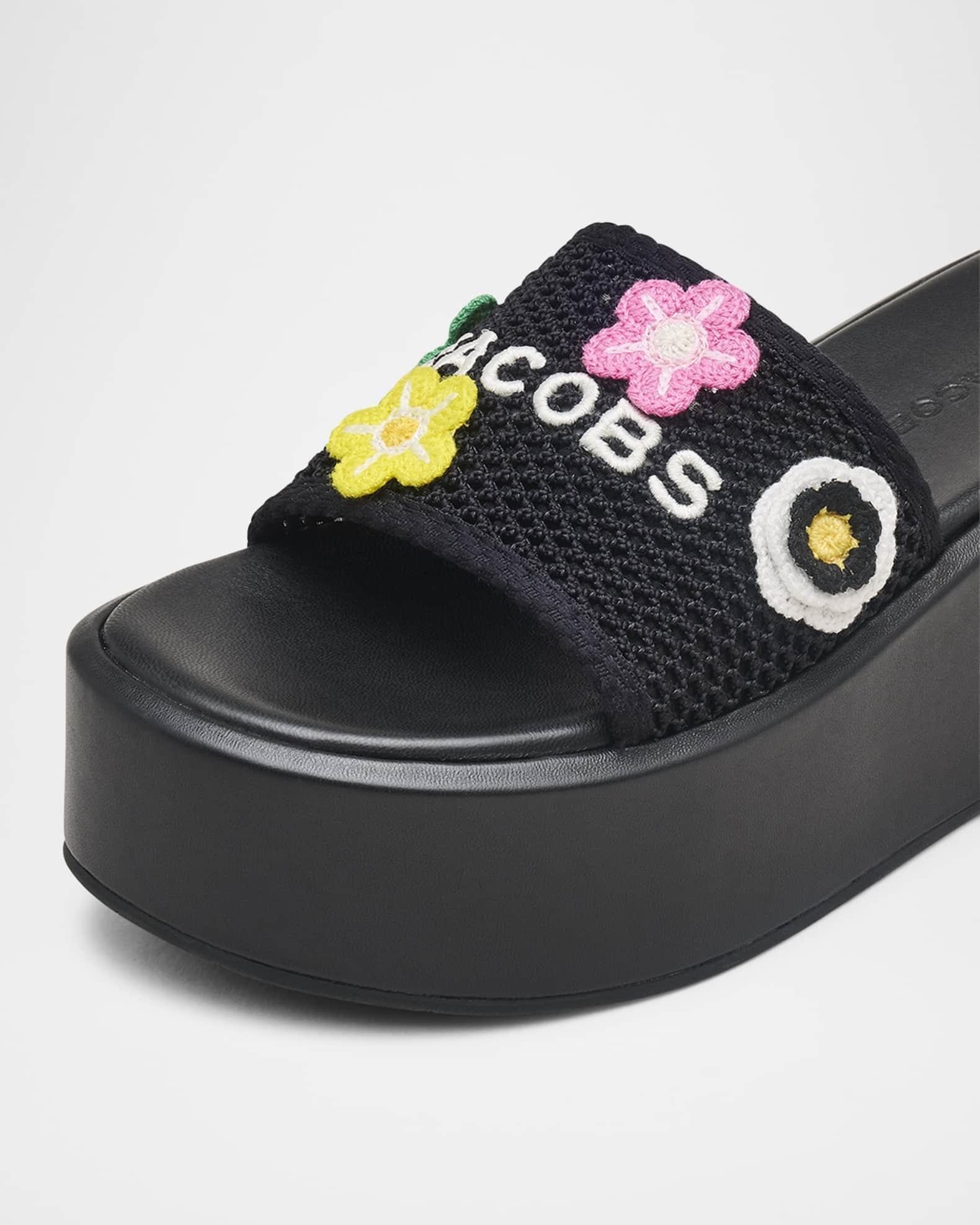 The Platform Daisy Crochet Sandals Product Image