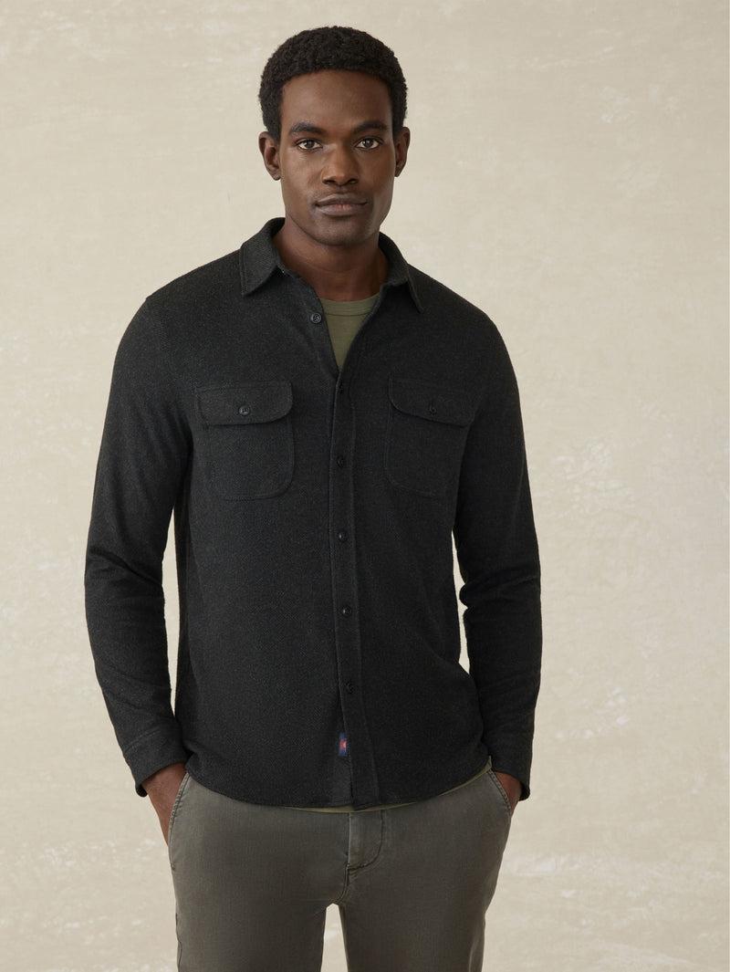 Legend™ Sweater Shirt (Tall) - Heathered Black Twill Male Product Image