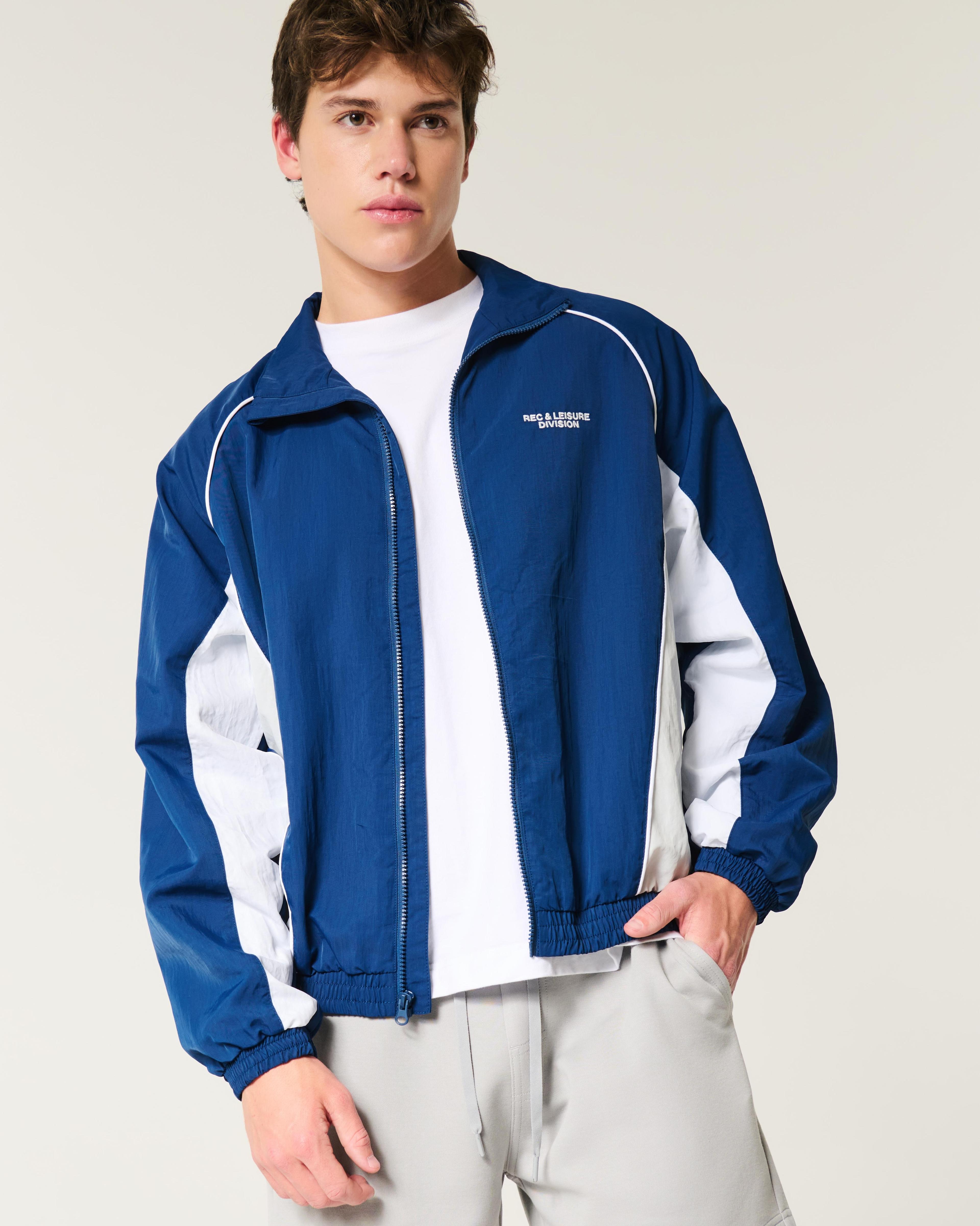 Zip-Up Windbreaker Jacket Product Image