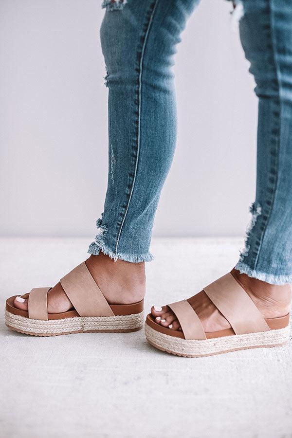 The Lola Espadrille In Iced Latte Product Image