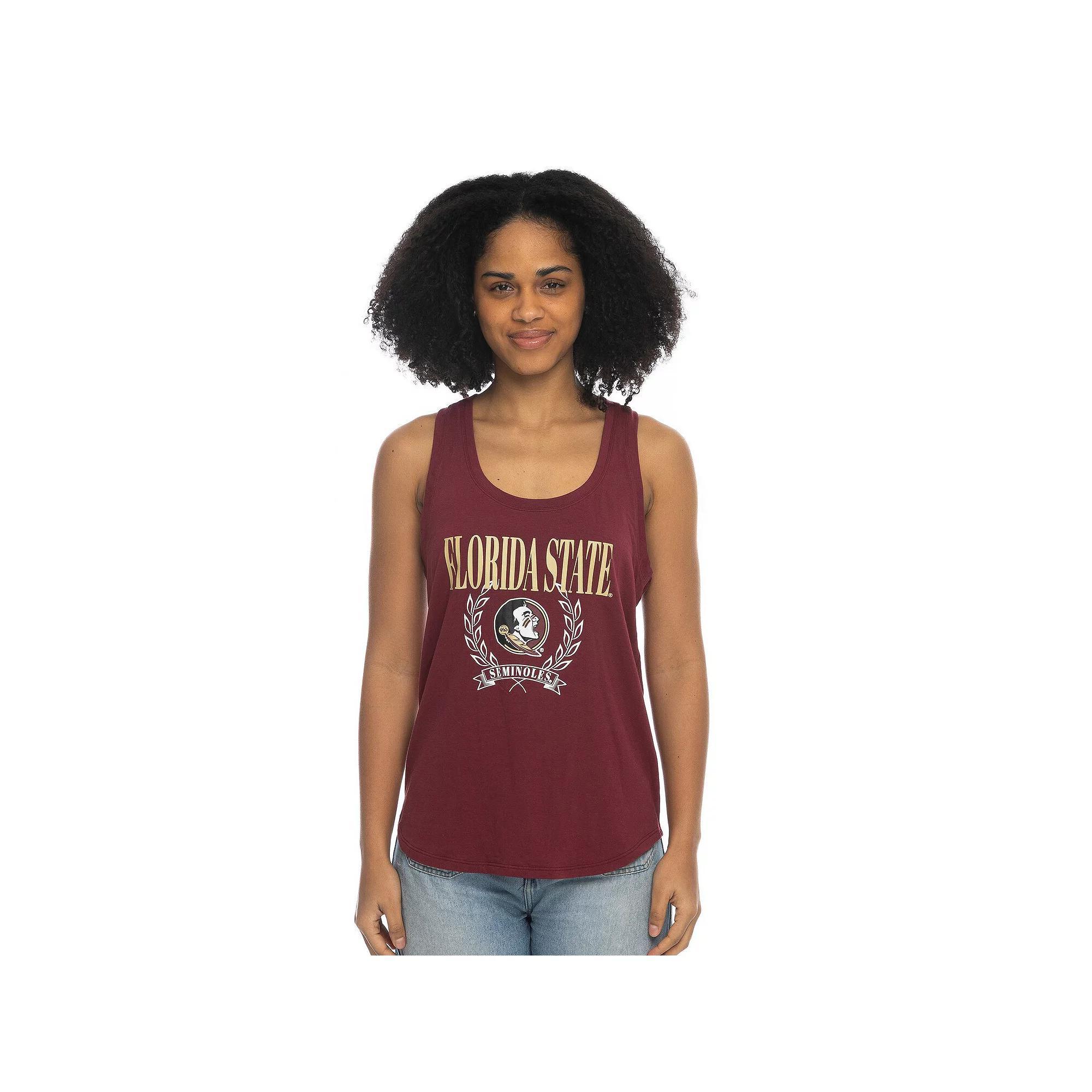 Women's ZooZatz Garnet Florida State Seminoles Everyday Tri-Blend Tank Top, Size: Small, Red Product Image