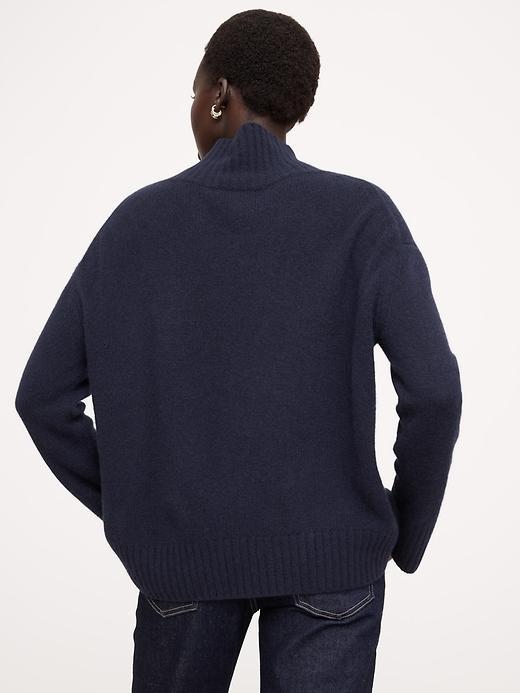 Oversized Cashmere Turtleneck Sweater Product Image