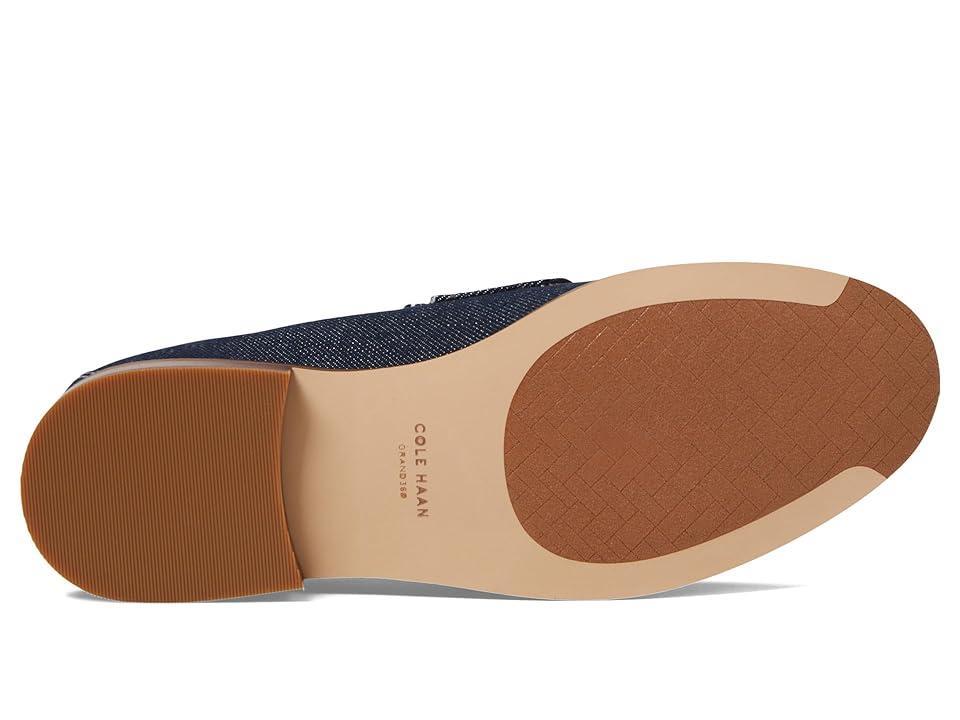 Cole Haan Lx Pinch Penny Loafer Denim/Natural) Women's Flat Shoes Product Image