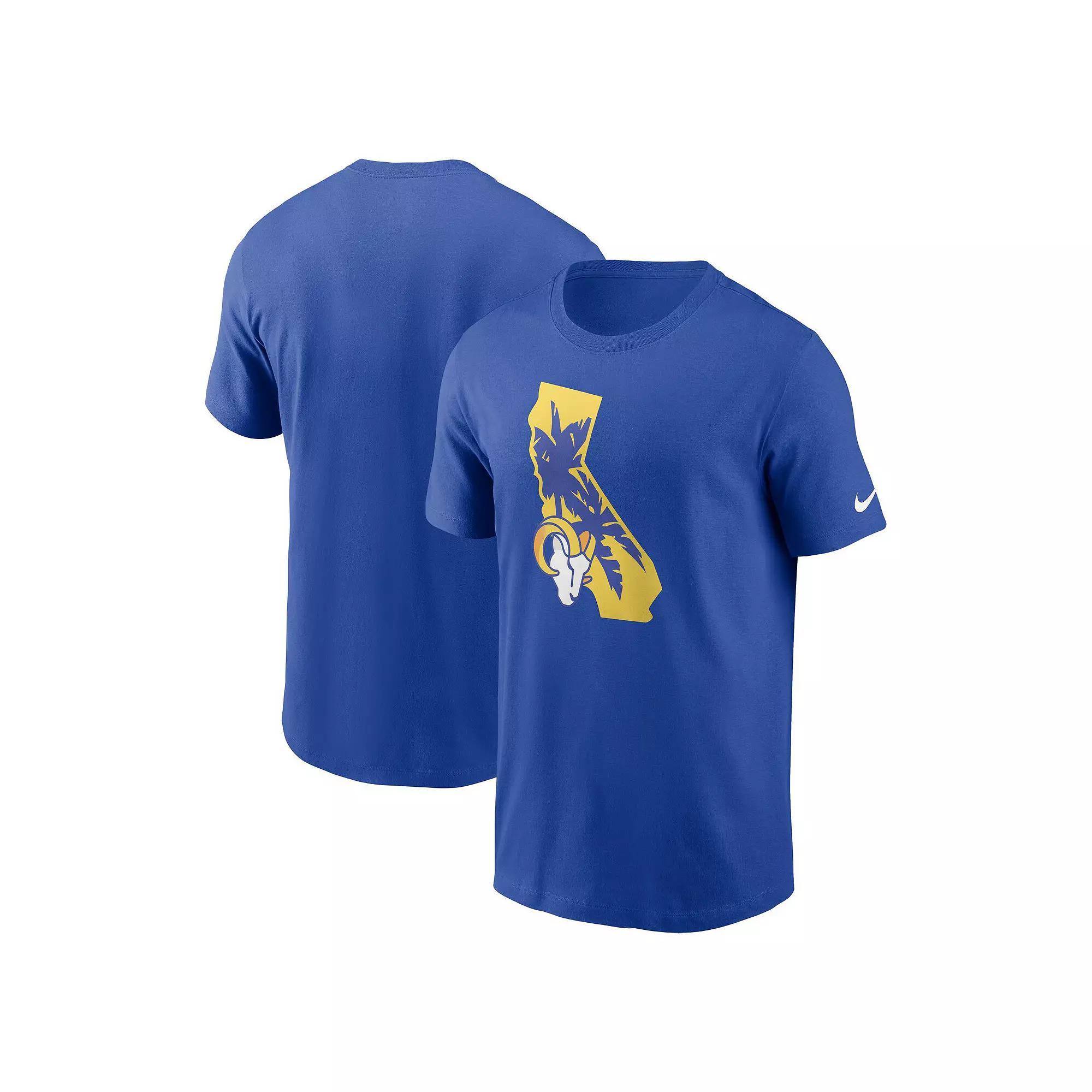 Men's Nike Royal Los Angeles Rams Local Essential T-Shirt,  Product Image