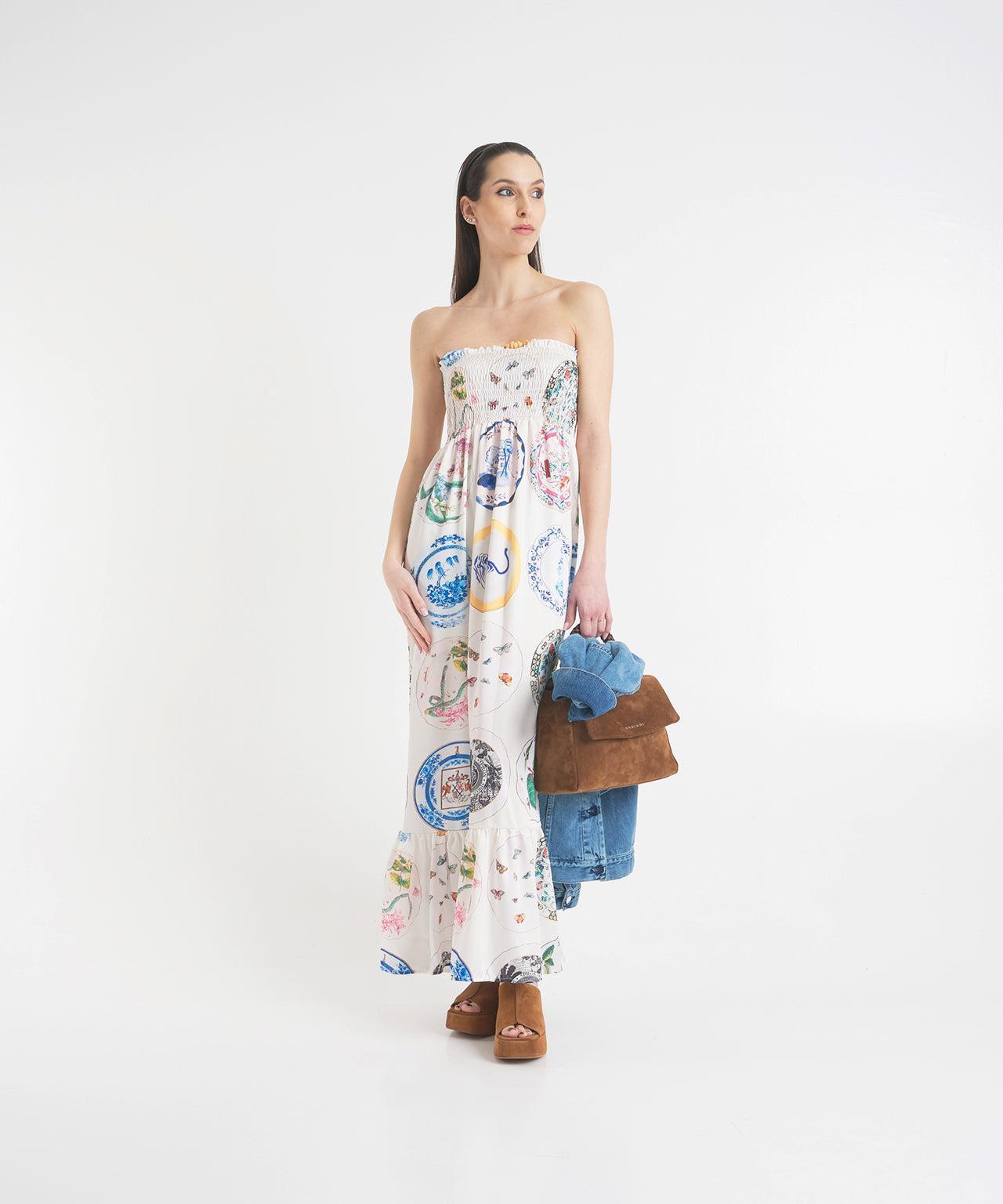 Maxi dress with print Product Image
