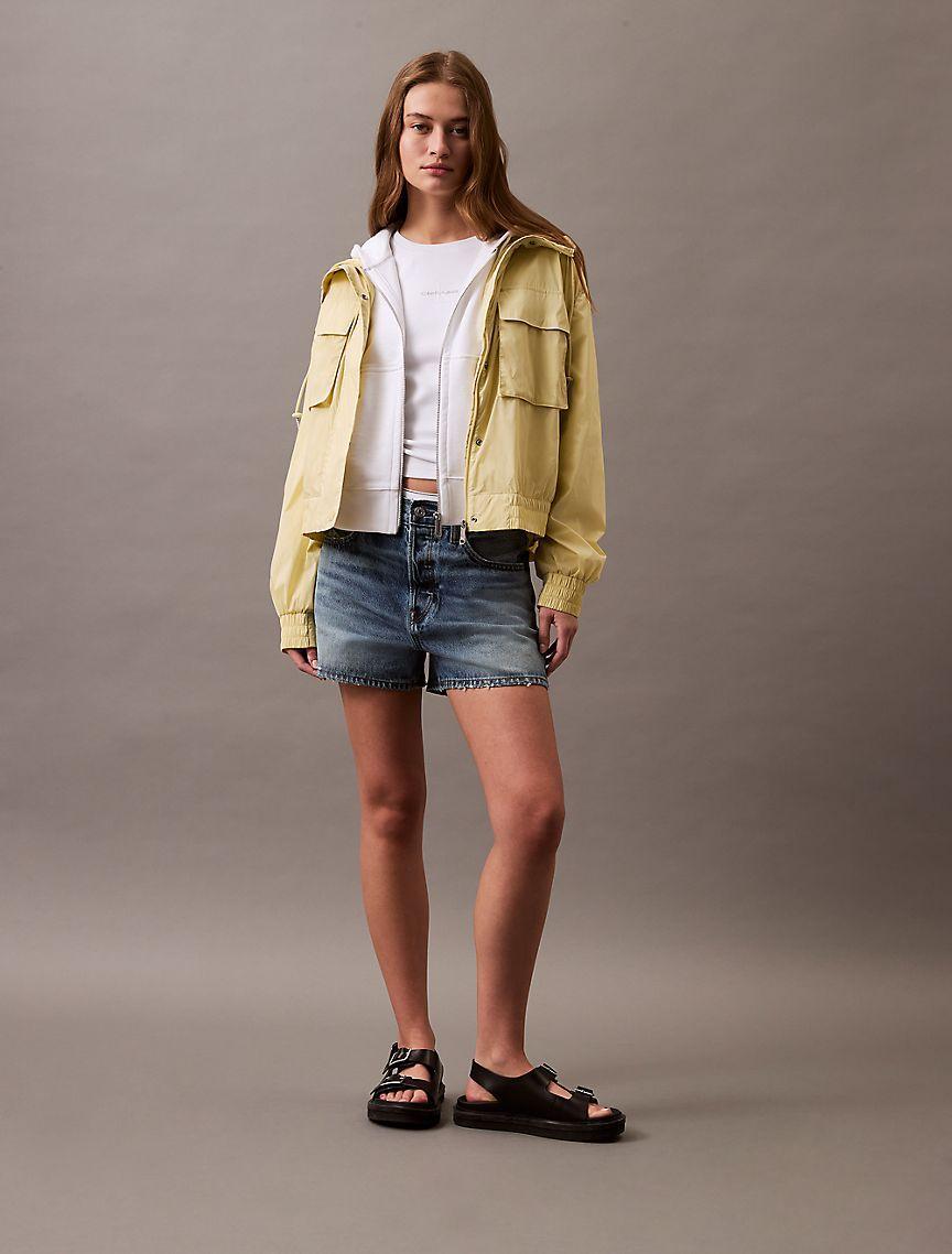 Cropped Hooded Jacket Product Image