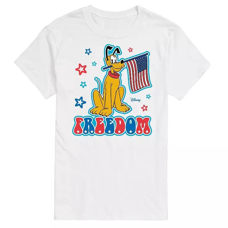 Disneys Pluto Mens Freedom Graphic Tee Product Image
