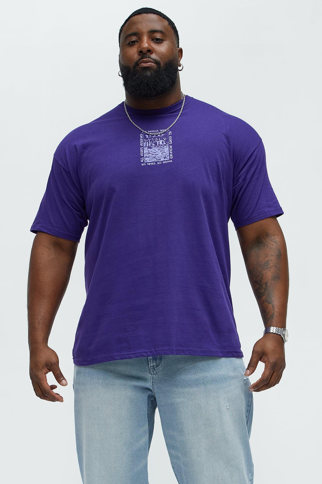 Big Dreams Short Sleeve Tee - Purple Product Image