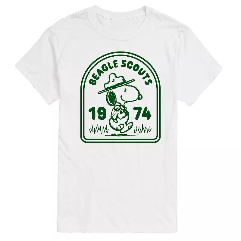 Men's Peanuts Beagle Scouts Badge Graphic Tee,  Product Image