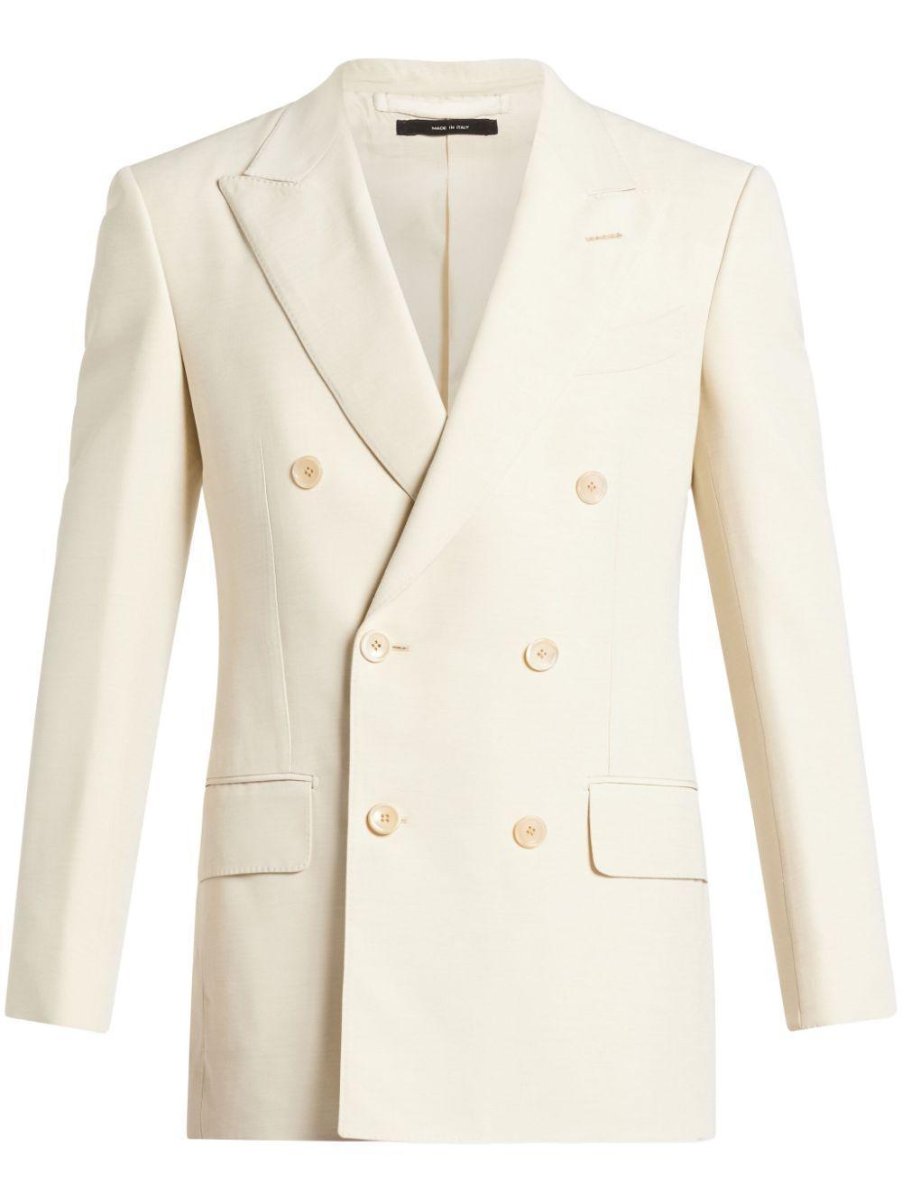 TOM FORD Off-white Atticus Blazer In Ivory Product Image